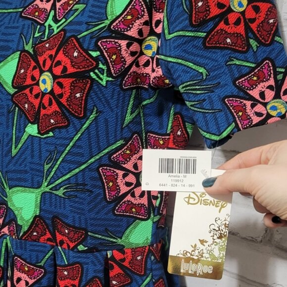 LulaRoe Disney NWT Amelia Nightmare Before Christmas Dress - Picture 2 of 4